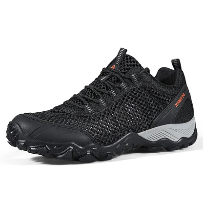 HUMTTO Outdoor Hiking Trekking Mountain Sports Shoes for Men Camping Hunting Walking Breathable Cushioning Man Nonslip Sneakers
