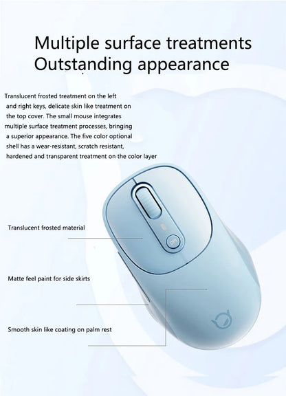 Mouse Lenovo Xiaoxin Bluetooth Wireless Mouse M3 Twilight Gray Light Sound Three Bluetooth Office Mouse