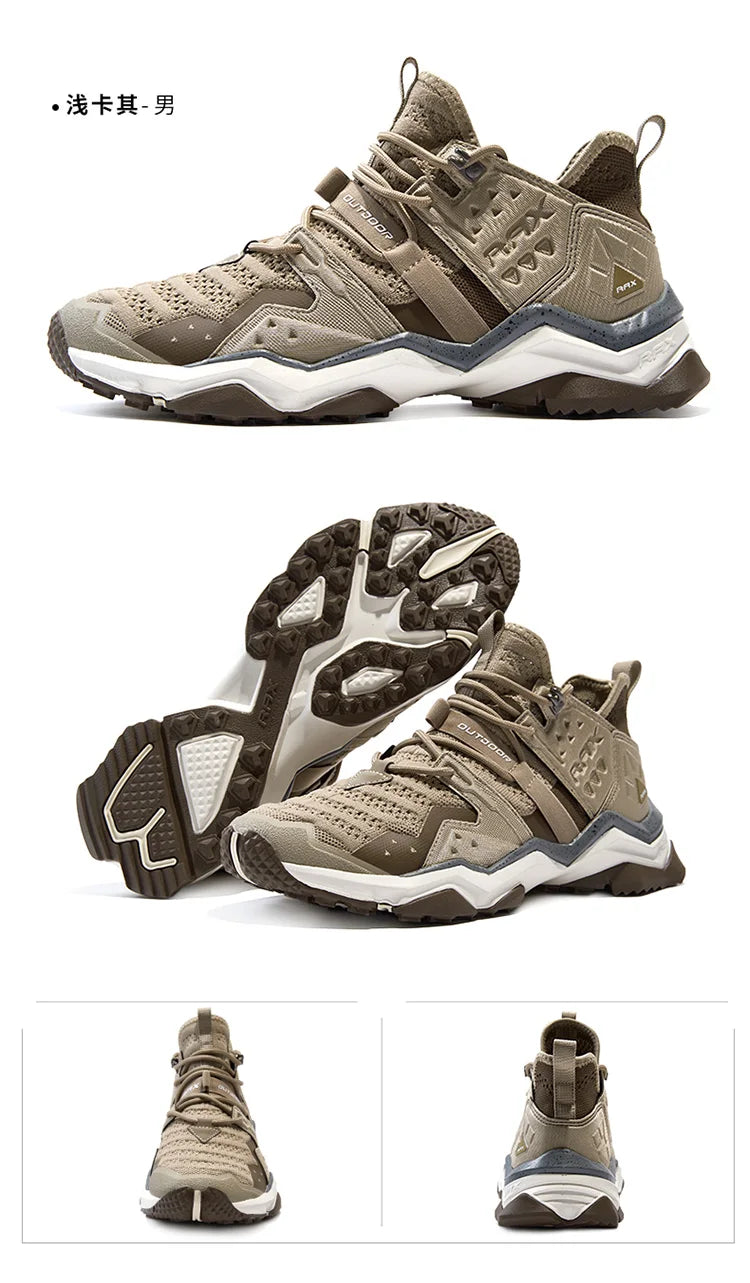 RAX Sapatos de caminhada respiráveis para homem, leves, para caminhadas, trekking e travessias de água, ténis desportivos, ténis de exterior para homem