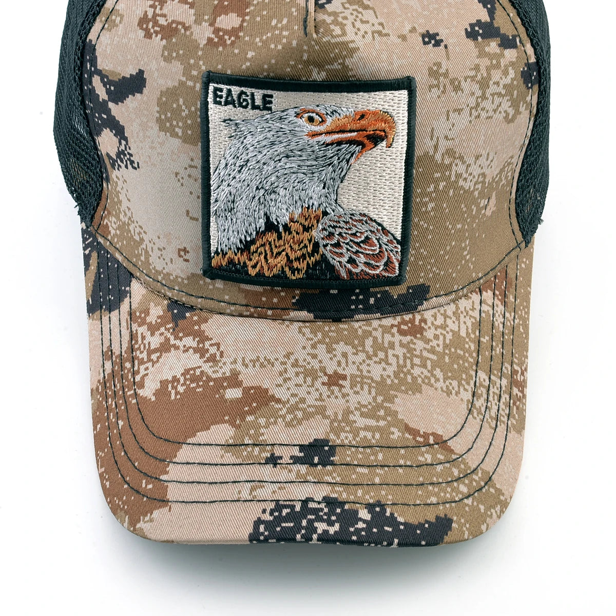 Cappellino trucker fashion con patch ricamata con capra, snapback da baseball quattro stagioni per uomo e donna, cappello con visiera regolabile