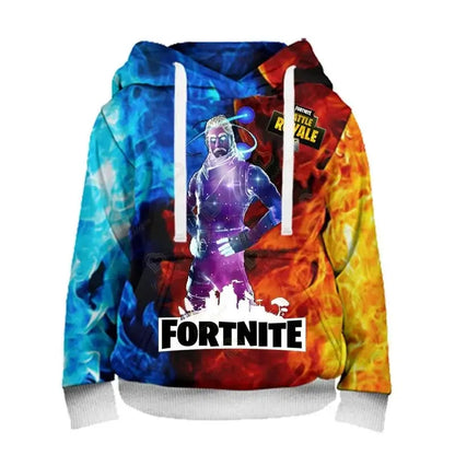 Fortnite Herren-Hoodie, modisches Sweatshirt mit 3D-Print, Battle-Game-Hoodies für Jungen und Mädchen, Hip-Hop, Herren, Freizeit-Oberbekleidung