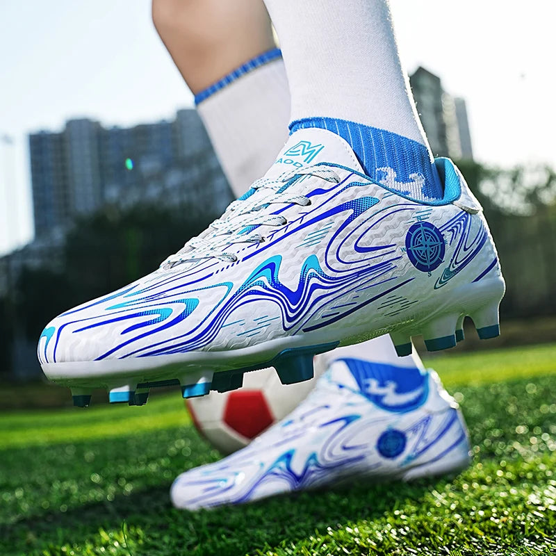 Chaussures de Football basses pour hommes, crampons de Football professionnels pour enfants en plein air, baskets d'entraînement sur gazon de haute qualité, chaussures de Sport, nouvelle collection