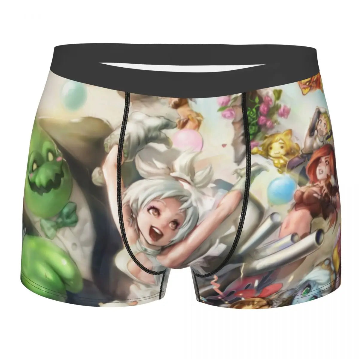 Ornn League of Legends LOL Jogos MOBA Cuecas Cuecas respiráveis Roupa interior masculina Calções sensuais Boxers