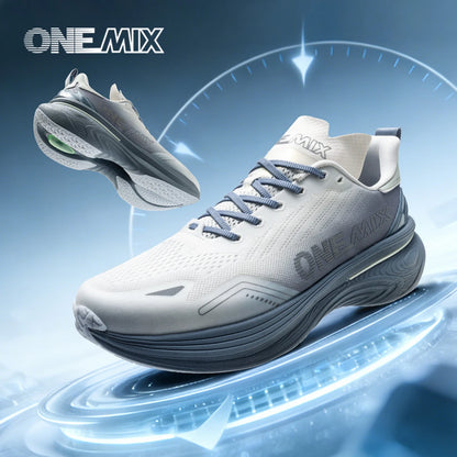 ONEMIX Нови обувки за джогинг и бягане за жени и мъже, леки маратонки, обувки за бягане по асфалт, износоустойчиви, модни спортни обувки за фитнес
