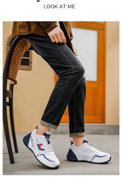 Brand protection 2026 new men's lightweight non-slip breathable wear-resistant running sports fashion versatile casual shoes