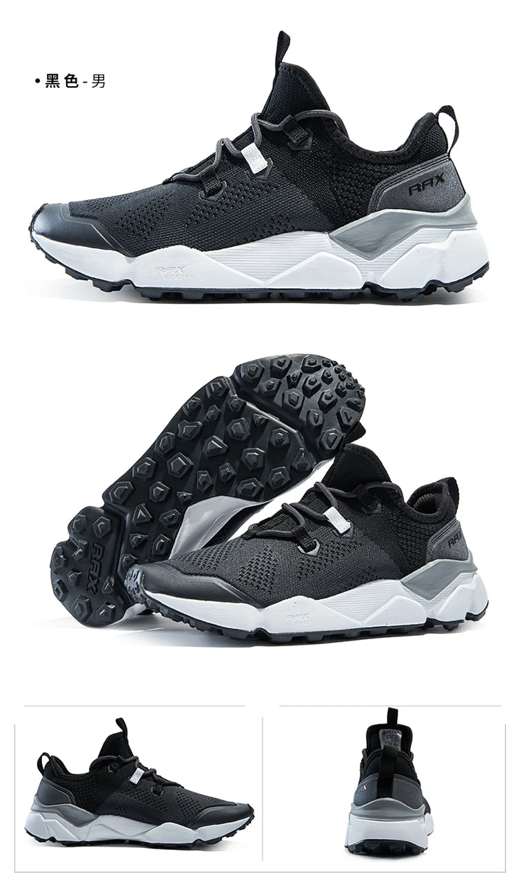 RAX Sapatos de caminhada respiráveis para homem, leves, para caminhadas, trekking e travessias de água, ténis desportivos, ténis de exterior para homem