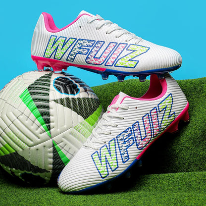 Nouvelles chaussures de football professionnelles pour garçons et filles, ultralégères, pour entraînement et match, crampons antidérapants pour gazon, livraison directe, chaussures de football pour garçons