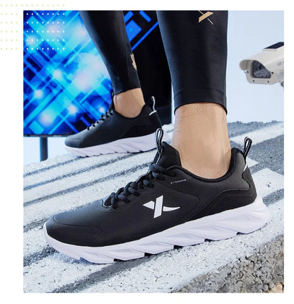 Buty do biegania Xtep dla mężczyzn – zimowe, uliczne, codzienne buty sportowe dla mężczyzn, odporne na zużycie, z amortyzacją i wsparciem, trampki 879419110080