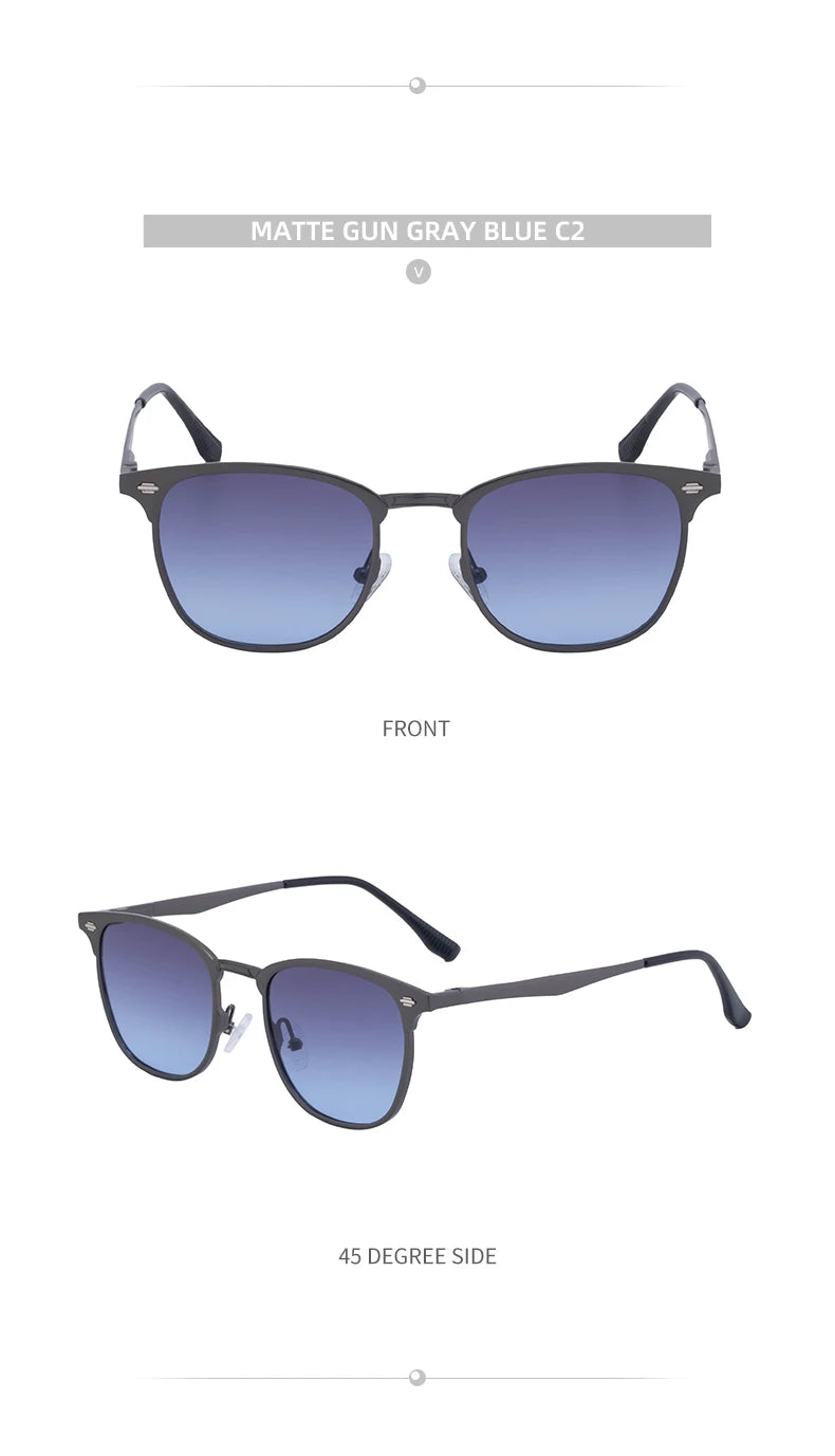 Steampunk Square Sunglasses Men 2026 Luxury Brand Metal Frame Retro Punk Sun Glasses Male Driving Shades Vintage Eyewear UV400