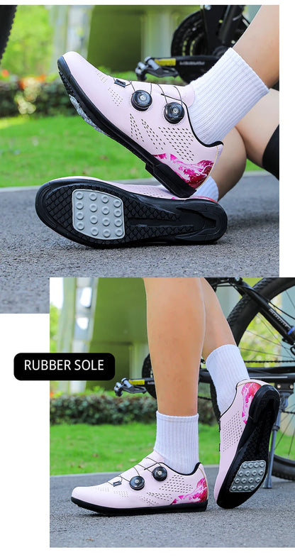 Profesjonalne męskie buty do kolarstwa szosowego, buty rowerowe SPD, podeszwa MTB, płaskie, wyścigowe, szybkie, do jazdy w terenie, obuwie rowerowe górskie, pedały sportowe