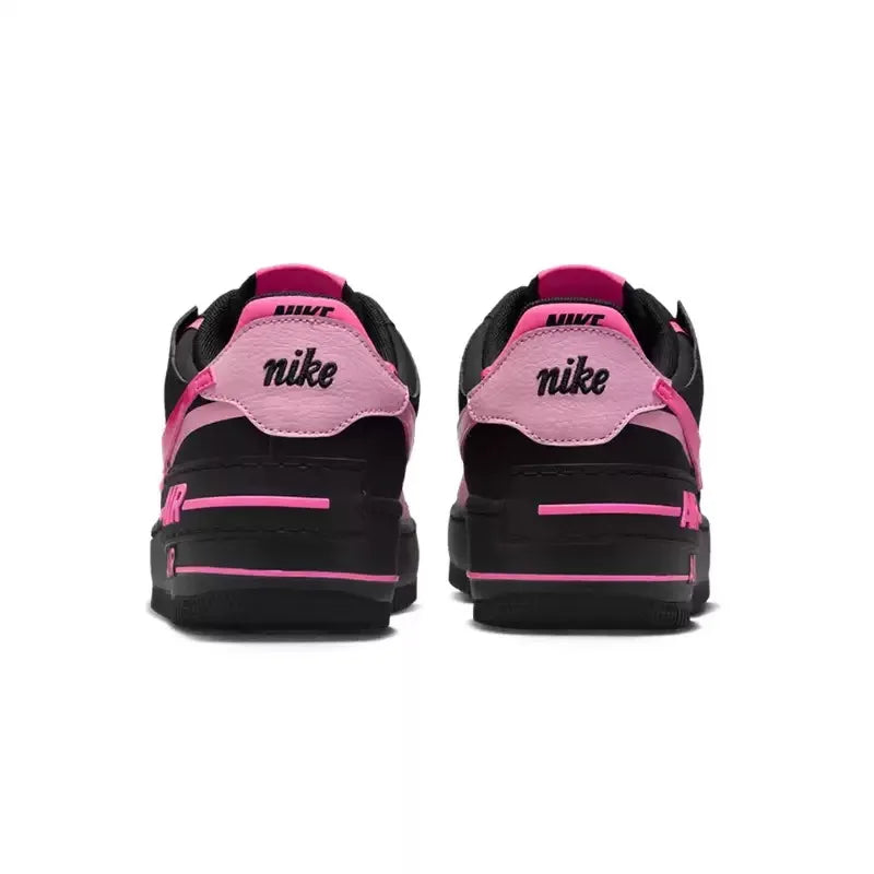 Nike AF1 Shadow Low Women's Casual Versatile Street Fashion Comfortable Sneakers Black Pink CI0919-006