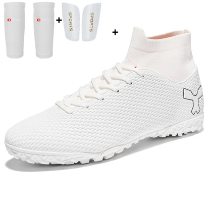 Hoogwaardige voetbalschoenen voor heren, duurzame voetbalschoenen voor jongens, lichtgewicht voetbalschoenen voor kinderen, futsal-trainingsschoenen, voetbalschoenen met noppen