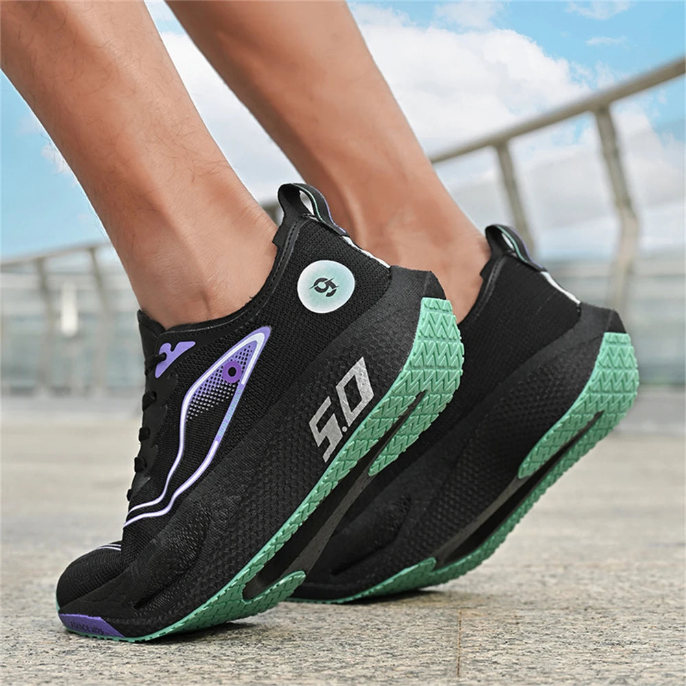 New Sports Shoes for Men&Women, Running Sneakers, Carbon Plate, Male Marathon Racing, Shock-absorbing, Athletics Training Shoes