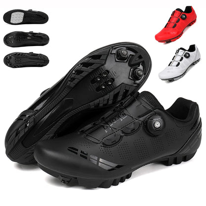 Buty rowerowe unisex Speed – buty wyczynowe SPD do rowerów szosowych z blokadą, oddychające buty MTB do jazdy górskiej i terenowej