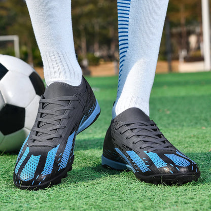 Men Professional Football Shoes Society TF/FG Soccer Shoes  Cleats Original Indoor Football Field Boots Grass Training Sneakers