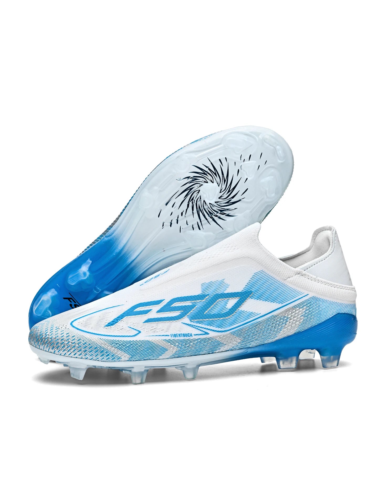 Classic AG/FG football shoes，TPU Wear-resisting Long Studs，PU Mixed Fabric Upper，Non-slip Comfortable for Kids Outdoor Football