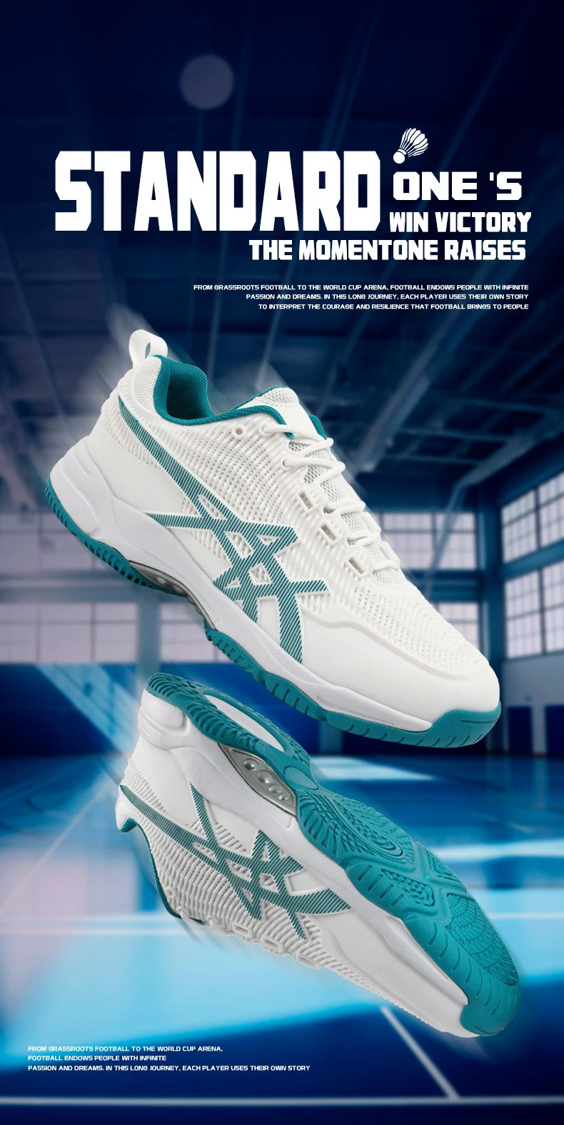 Herren Damen Badmintonschuhe Tischtennisschuhe für Volleyball Handball Sport-Sneaker rutschfest aus Mesh atmungsaktiv für das Training auf dem Spielfeld
