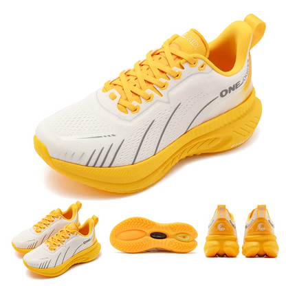 ONEMIX Nye løbesko med polstring til kvinder, efterår/vinter, tunge løbere, snøresko, kvinder, sjippetov, dans, skridsikre udendørs sneakers