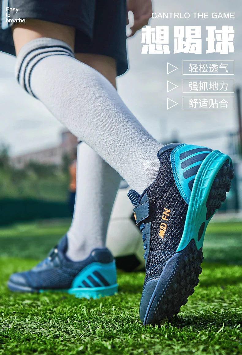 Personnalité : élégantes et confortables, baskets de sport pour garçons et filles, pour l'entraînement, en salle ou en extérieur, sur gazon, pour les jeunes et les étudiants, chaussures de football, pointures 29 à 39#