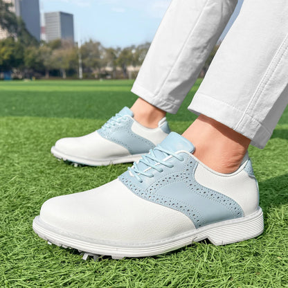 Chaussures de golf professionnelles pour femmes, chaussures de marche décontractées et tendance, chaussures de sport de golf confortables et antidérapantes pour le fitness en plein air