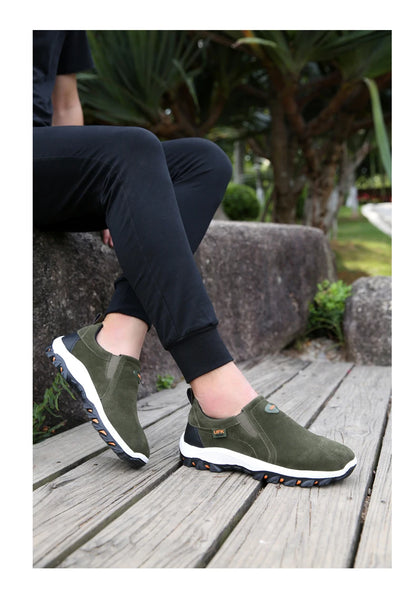Sapatos desportivos casuais para homem, para caminhadas ao ar livre, acampamento, corrida leve e jogging, mocassins antiderrapantes, sapatos de caminhada, tamanhos grandes 38-50