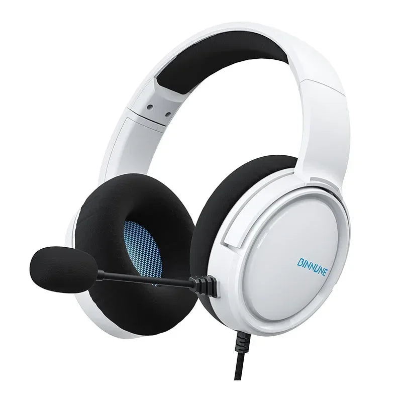 Casque de jeu filaire supra-auriculaire BINNUNE BG02 avec micro pour PS4 PS5 Xbox Series X | Casque stéréo premium pour Xbox One, PC, Switch et Pro