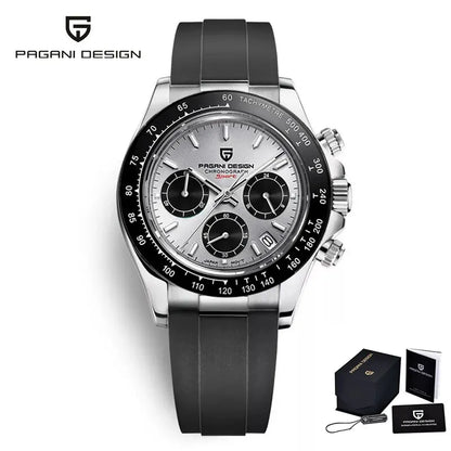 PAGANI DESIGN – Nouvelle montre pour homme, modèle de luxe à quartz en or rose, chronographe sportif étanche jusqu'à 100 m