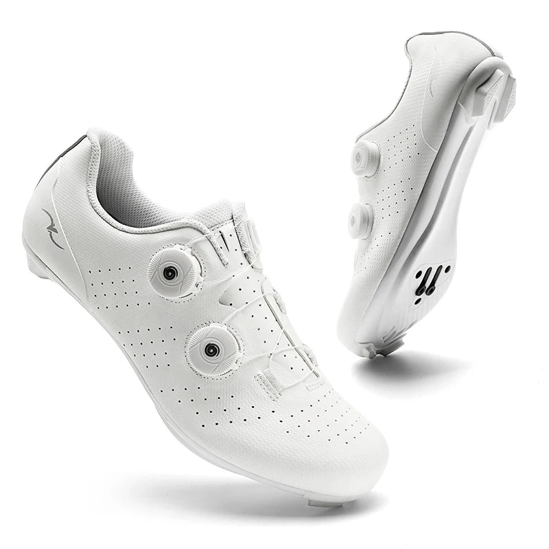 Competition Cycling Sports Shoes Road Bicycle Shoes Unisex Breathable Self-Locking Racing Cycling Shoes