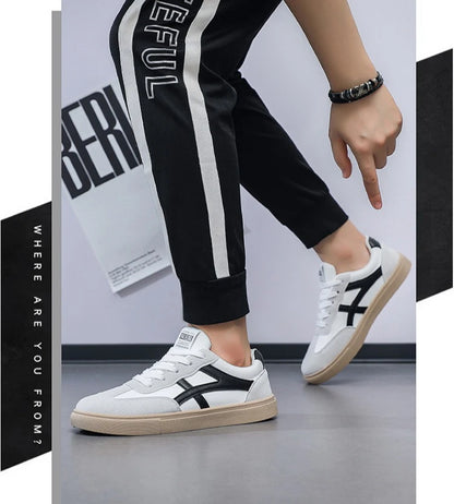 Herren-Freizeitschuhe – Leichte Freizeit- und Outdoor-Wanderschuhe – Sneaker – Rutschfeste flache Herrenschuhe