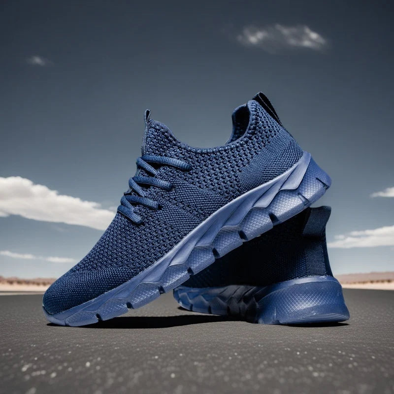 Zapatillas deportivas para hombre de malla ligeras; zapatos planos informales para mujer; zapatillas deportivas de running para hombre; zapatillas de tenis blandas y transpirables; zapatillas deportivas para hombre.