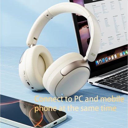 Acer ANC FIHI casque Bluetooth 5.4 48dB suppression du bruit hi-res Audio spatial écouteur avec LDAC sur l'oreille casque sans fil