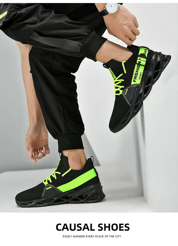 Moda Lila Casual Sneakers Dam Herr Blade Löparskor Storlek 48 Lätta Andningsbara Sportskor Herr Mesh-sneakers