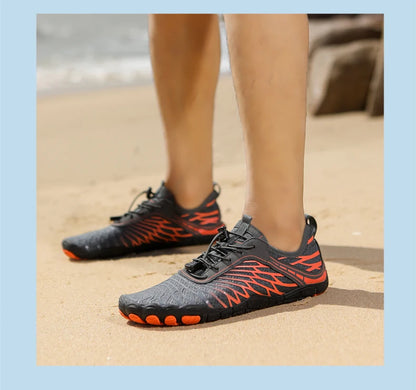 Men Water Shoes Women Beach Barefoot Aqua Shoes Quick Dry Swimming Wading Sports Sneakers Upstream Boating Fishing Surf Sneakers