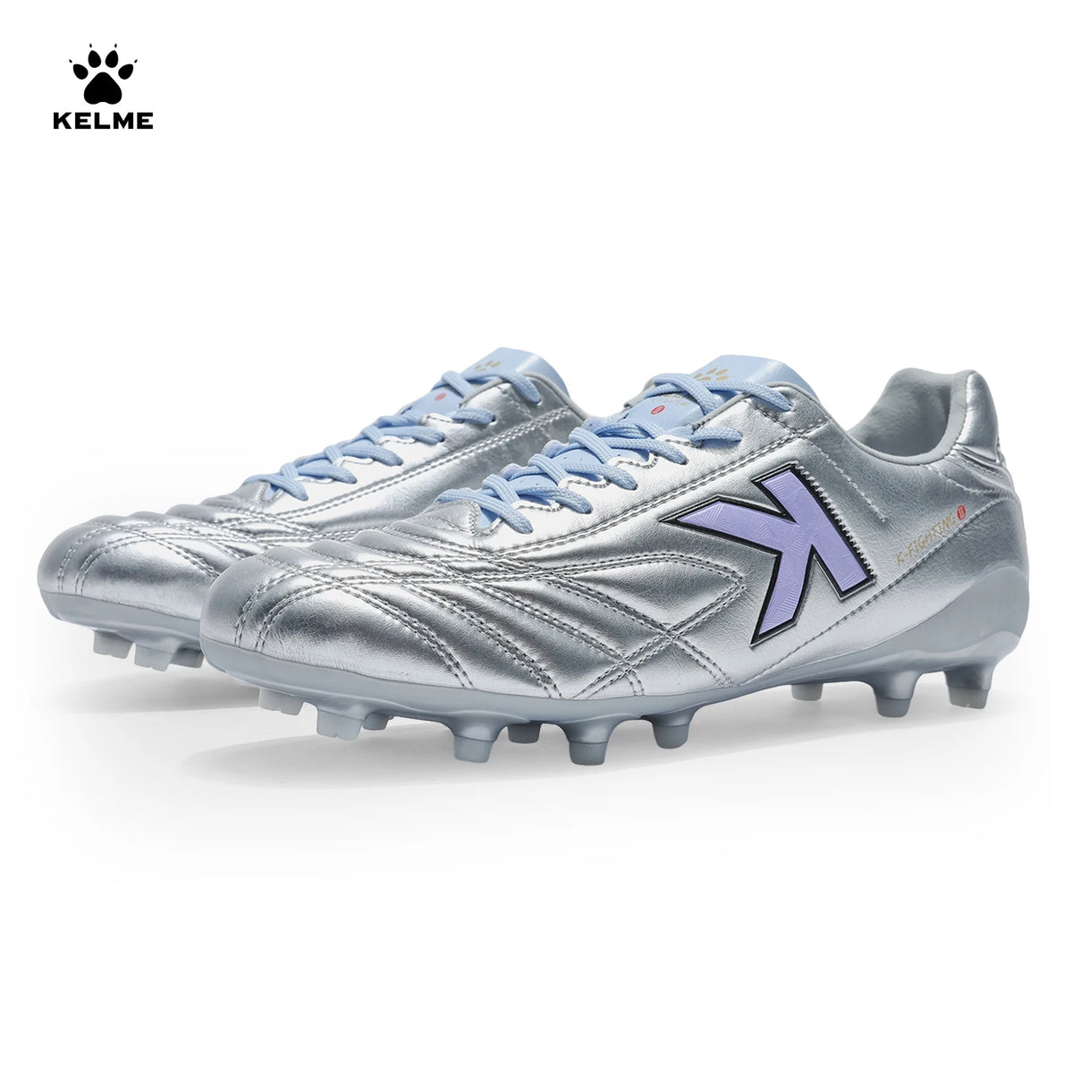 Kelme Chaussures de football pour hommes Ag Short Studs Football Boots Mg Chaussures d'entraînement professionnelles pour terrain en gazon artificiel et naturel