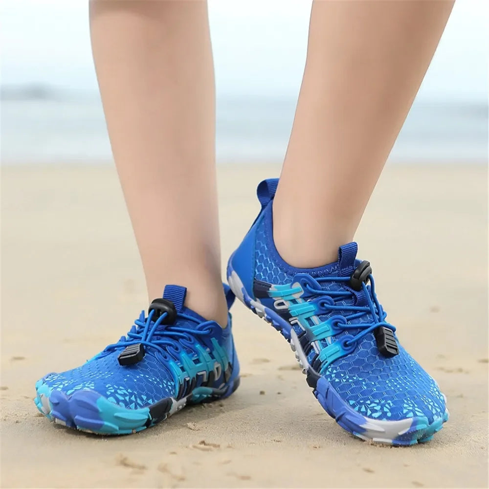 12 Farben Wasserschuhe für Kinder, Sommer, Strand, Five Fingers, Barfuß, Schwimmen, Aqua-Schuhe, schnell trocknend, Meer, Fluss, Kindersneaker