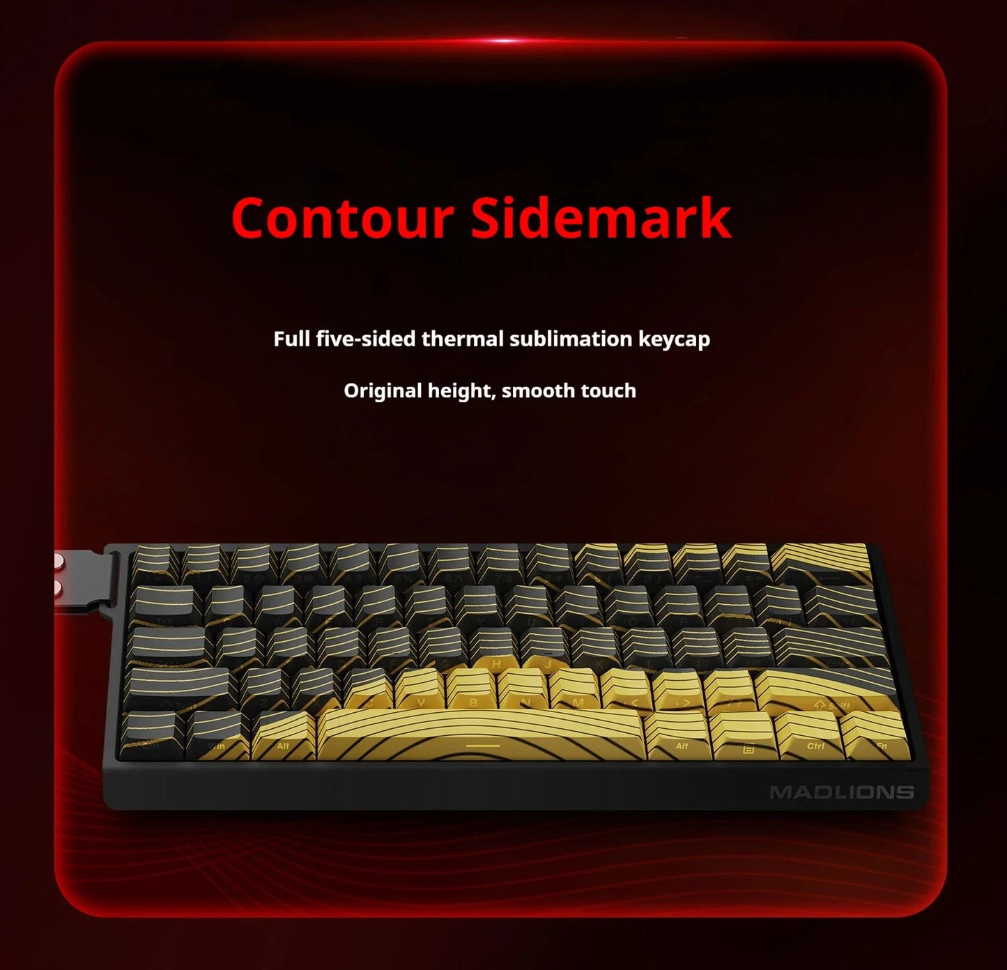 FGG MAD60 Gaming RGB Magnetic Axis Keyboard Game Dedicated Full Key Hot Swap Quick Response Entry Level Custom Gaming Keyboard