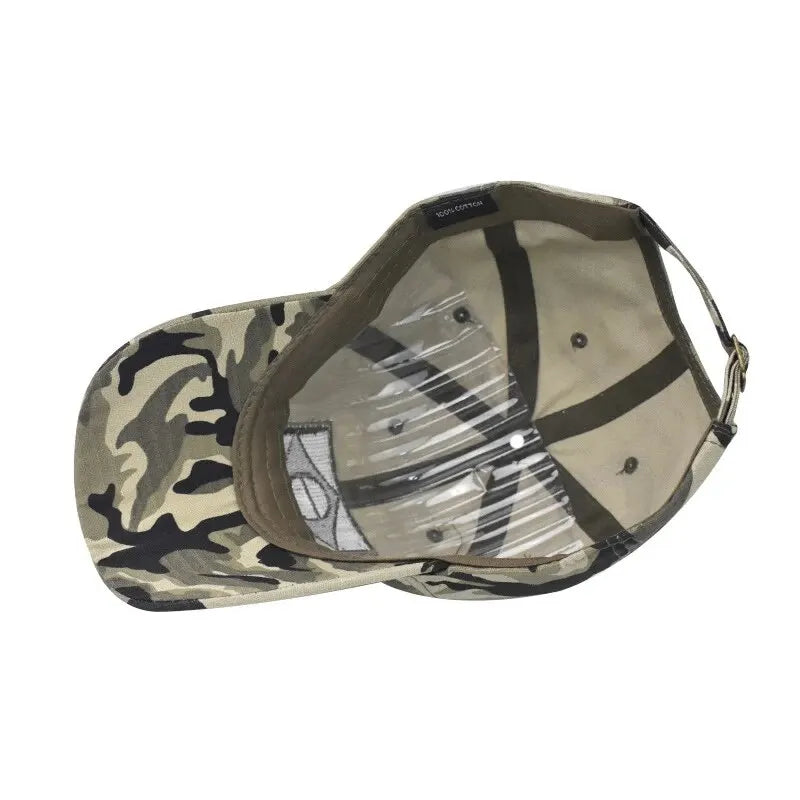 Army Camouflage Male Baseball Cap Men Embroidered Brazil Flag Caps Outdoor Sports Tactical Dad Hat Casual Hunting Hats