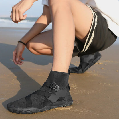 Sapatilhas aquáticas unissexo de cano alto para desporto ao ar livre, caminhada, travessias na água, natação, praia, fitness, mergulho e surf, estilo barefoot