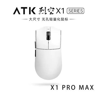 Mouse wireless Bluetooth ATK X1 Series Paw3950/Ultra 8k ultraleggero 49g, mouse a tre modalità per gamer FPS, regalo personalizzato