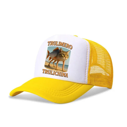 Italian Brainrot Baseball Caps Funny Anime Print Tung Tungtung Sahur Hats Summer Adjustable Fmaliy Headdress Cap Birthday Gifts