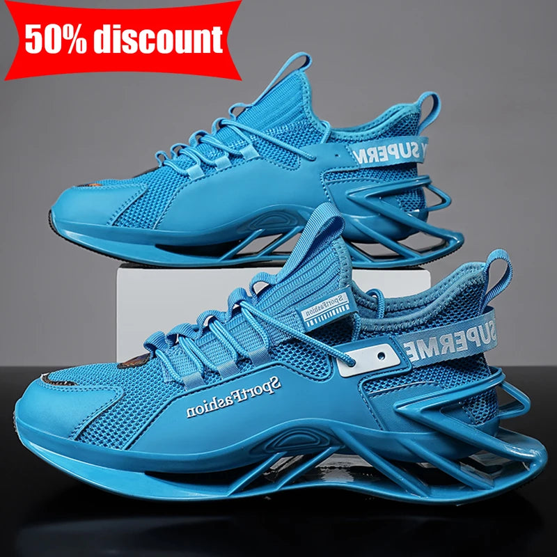 Mens Running Shoes New Mesh Breathe Sole Anti Slip Wear Resistant Daily Sports Trendy Fashion Casual Sneakers for Men