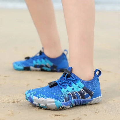 12 Farben Wasserschuhe für Kinder, Sommer, Strand, Five Fingers, Barfuß, Schwimmen, Aqua-Schuhe, schnell trocknend, Meer, Fluss, Kindersneaker