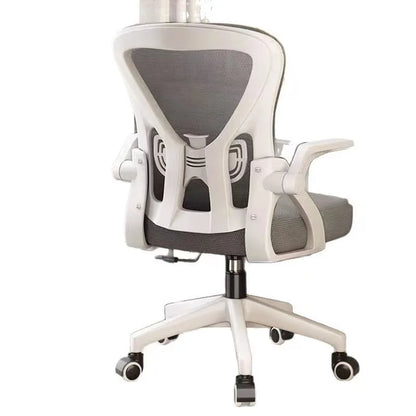 Chaise de jeu ergonomique pour ordinateur, avec dossier réglable en hauteur, assise confortable pour longues périodes, idéale pour la chambre et le bureau.