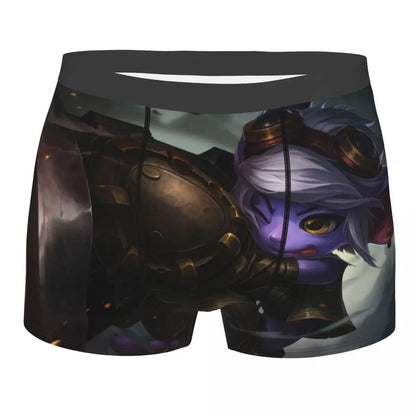 Ornn League of Legends LOL Jogos MOBA Cuecas Cuecas respiráveis Roupa interior masculina Calções sensuais Boxers