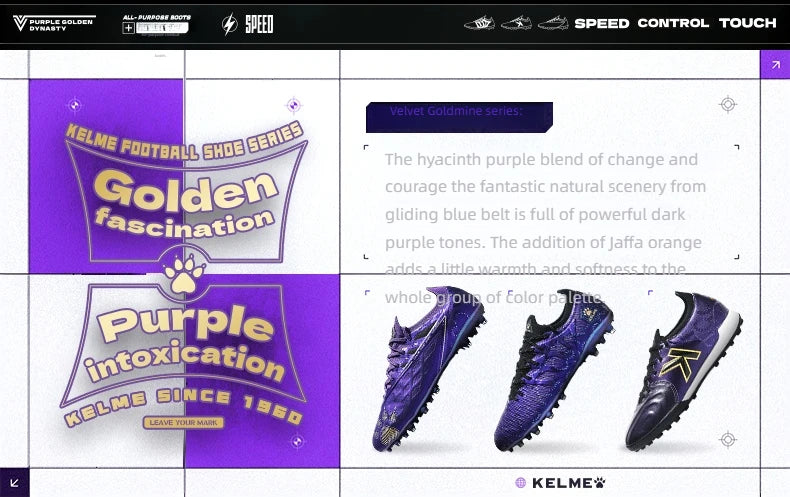 Scarpe da calcio KELME per adulti da uomo Disease Electric 3.0, tacchetti corti MG, scarpe professionali per partite e allenamento, traspiranti