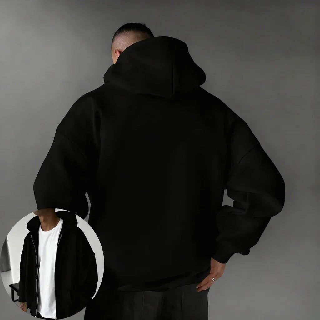 Sudadera con capucha y cremallera versátil de Dragon Ball Anime Y2K para hombre, otoño/invierno, nuevo diseño con estampado de Gogeta, estilo americano informal, holgada, para padres e hijos