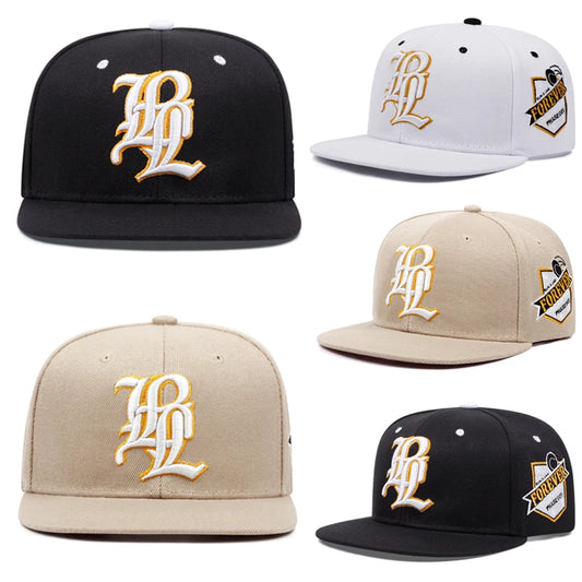 Trendy New LPL Side FOREVER Men's Street Hip Hop Hat Skateboard Hat Women's Outdoor Leisure Sunshade Hat Flat Edge Baseball Hat