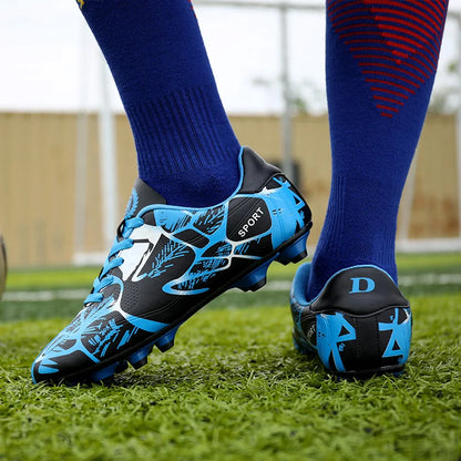 Chaussures de football classiques et élégantes pour garçons et filles, confortables, pour l'entraînement et les jeux en extérieur sur gazon, pour jeunes et étudiants, tailles 31-40 #