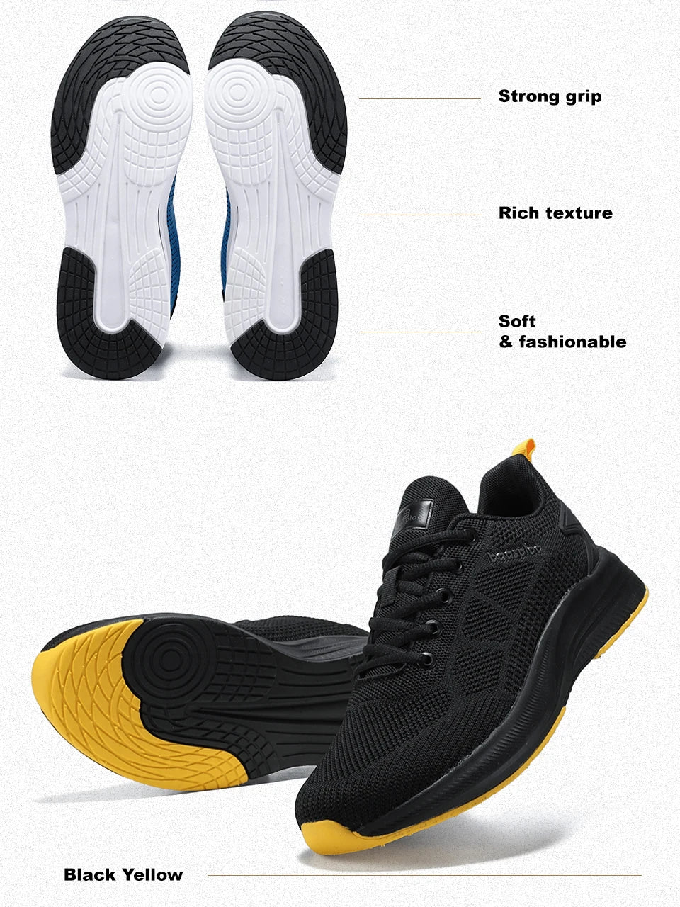 Ténis de corrida para homem da marca Baasploa: ténis casuais de malha, de designer, leves, com atacadores, novos, para desporto ao ar livre e ténis de ténis