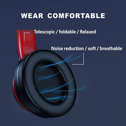 Lenovo HD200 Wireless Bluetooth Over-Ear Headphones – Noise Cancelling HiFi Stereo Gaming Headset with Microphone